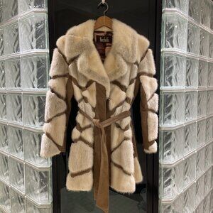 Luxurious Fur-Trimmed Coat